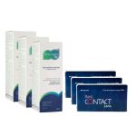 3 ζεύγη φακών επαφής Best Contact + 3 υγρά Best Liquid Hyal 360ml